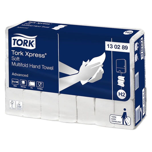 Tork Advanced Xpress Soft Multifold HT 2ply Z 3780/case (130289)