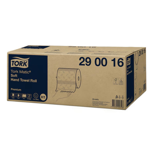 Tork 290016 Matic Soft Hand Towel Roll Premium 6x100m