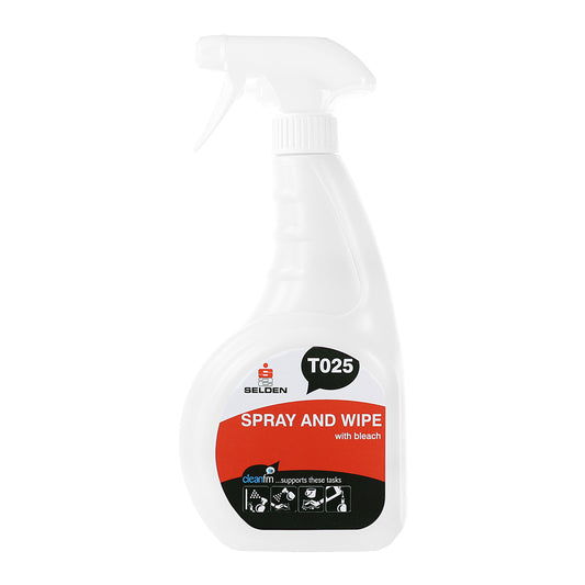 Selden Spray and Wipe with Bleach 750ml (T025)