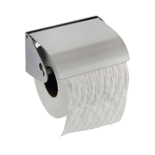 Dolphin Brushed Single Toilet Roll Holder (BC266)