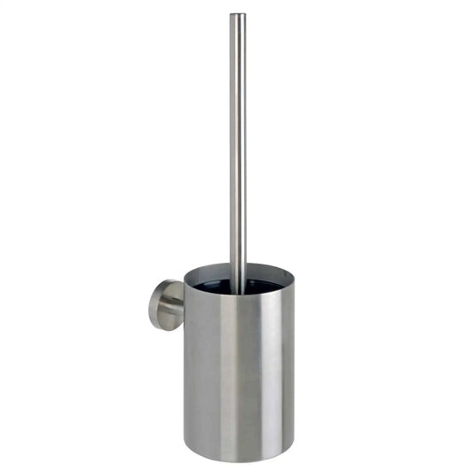 Dolphin Brushed Stainless Steel Wall Mounted Toilet Brush Set (BC9387)