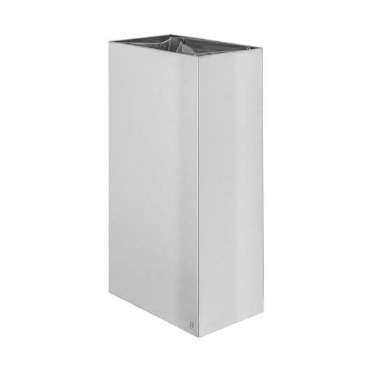 Dolphin Brushed Stainless Steel Free Standing / Surface Mounted Bin 24litre (BC951)