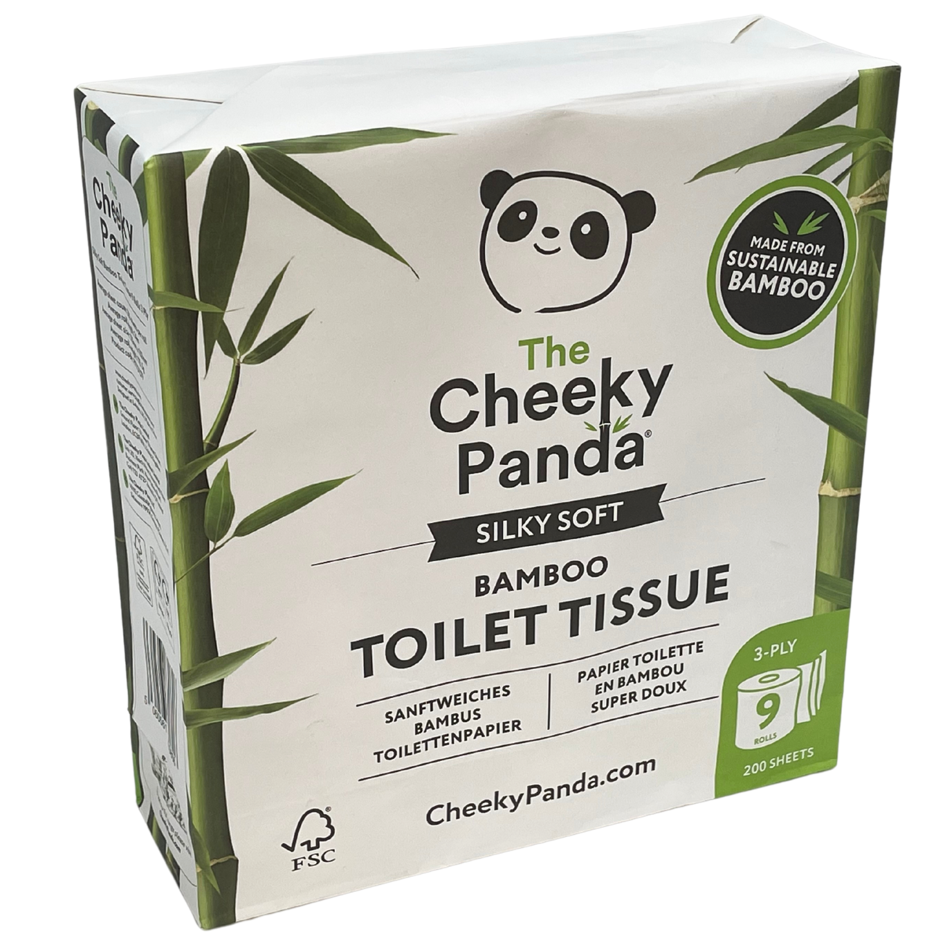 Cheeky Panda Bamboo 3ply Toilet Rolls - 45 rolls (CHPATR10/45)