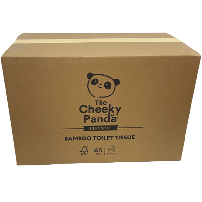 Cheeky Panda Bamboo 3ply Toilet Rolls - 45 rolls (CHPATR10/45)