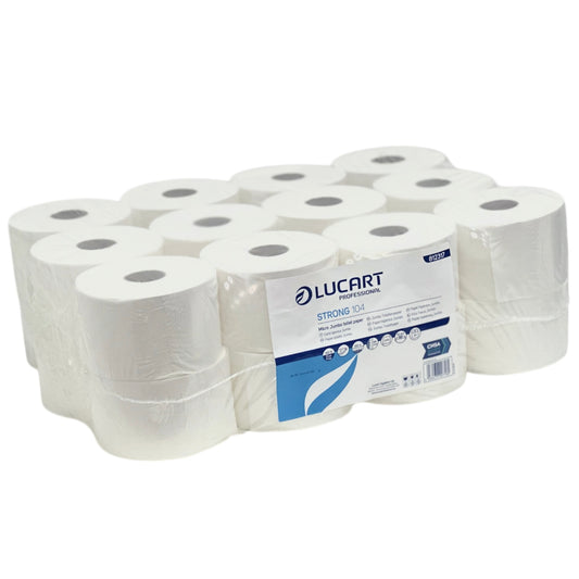 Lucart Mini Micro 2ply Pure Tissue Toilet Rolls 100m x 24 rolls 812317