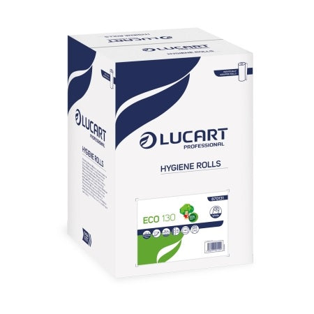 Lucart 20" White Hygiene Rolls 50m x 9 rolls 870136