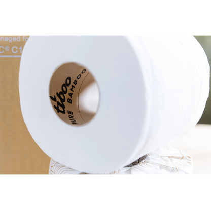 Tiboo Pure Bamboo Luxury 3ply Toilet Rolls 240sh x 48 rolls (30m)