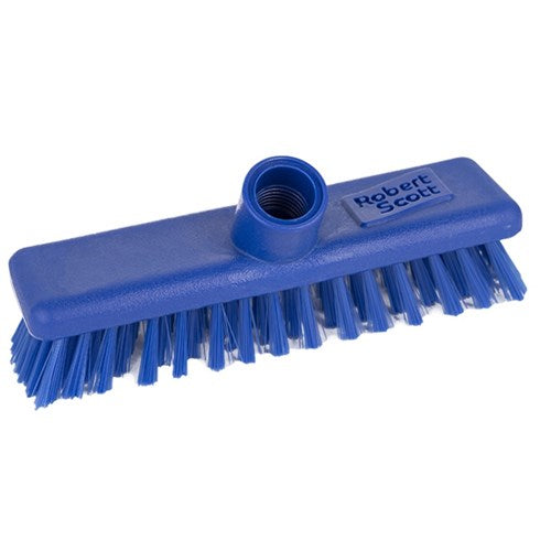 Abbey 9" Washable Deck Scrub Head - Blue