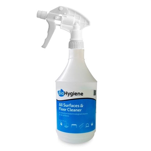 BioHygiene Empty Screen Printed Bottle - All Purpose Sanitiser Fragranced 750ml Trigger & Bottle