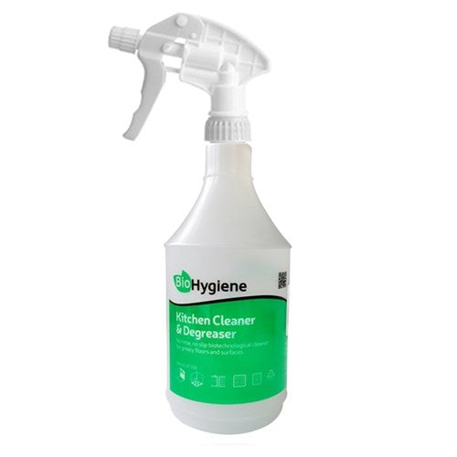 BioHygiene Empty Screen Printed Bottle 750ml - Kitchen Cleaner & Degreaser