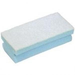 Blue Non-scratch Easy-grip Sponge Scourers (pack of 10)