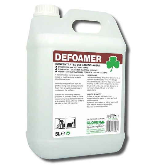 Clover De-Foamer Agent 5litre (445)