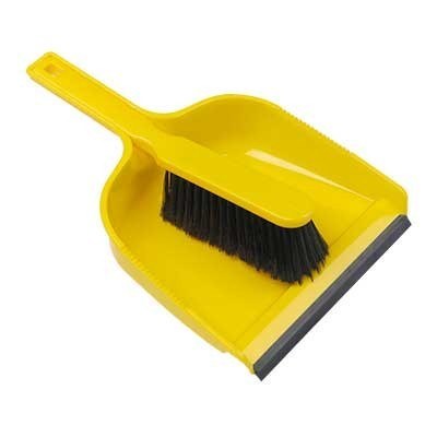 Dustpan and Brush Set Yellow