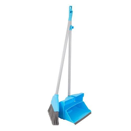 Economy Lobby Dustpan and Brush Set BLUE