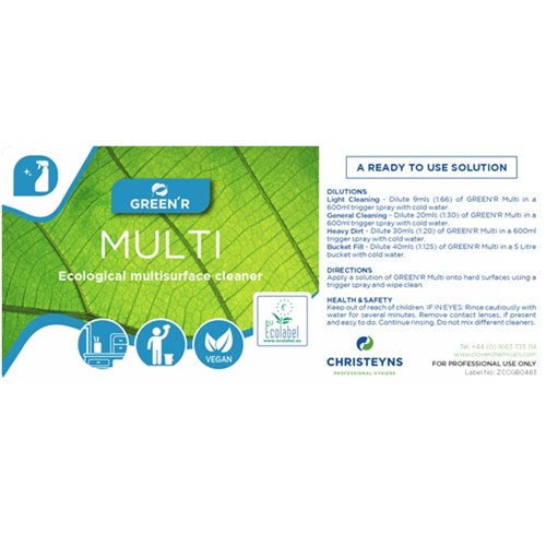 Green'R Multi Trigger Spray Label (RTU)