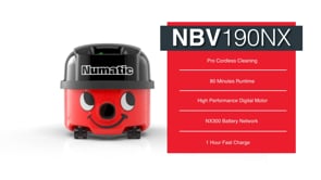 Numatic NBV190 NX Cordless Battery vacuum cleaner (913032)