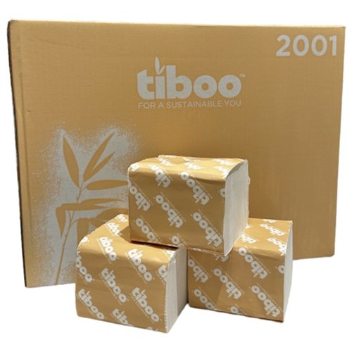 Tiboo Sustainable Sugarcane Bulk Pack 2ply Toilet Tissues 36x250sh