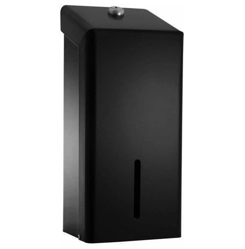 QD Onyx Bulk Pack Toilet Tissue Dispenser, Black Metal