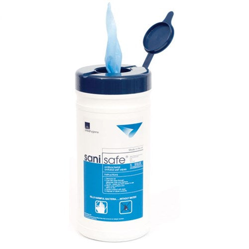 Sanisafe Sanitising Surface Wipes (Tub of 200)