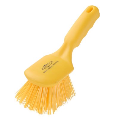 Stiff Short Brush Yellow