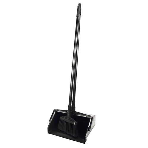 SYR Standard Lobby Dust Pan and Brush set (Black)