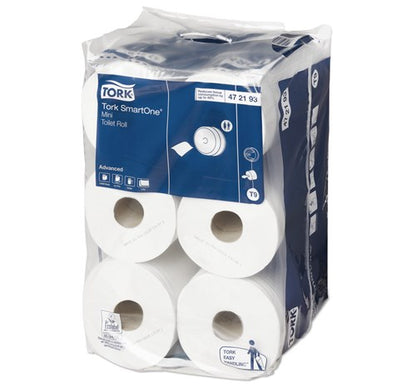 Tork Mini SmartOne 2ply Toilet Rolls 472193 (12 rolls)