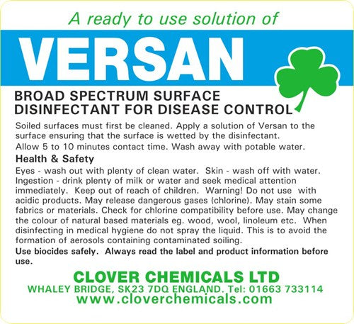 Versan Trigger Spray Label (RTU)