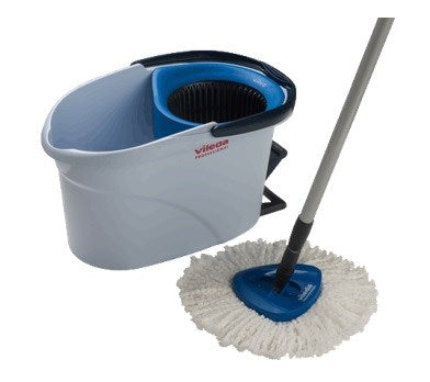 Vileda UltraSpin Mini Mopping Kit BLUE (inc handle)