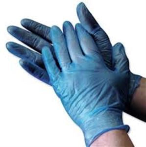 Vinyl Blue Powder Free Gloves (box of 100)