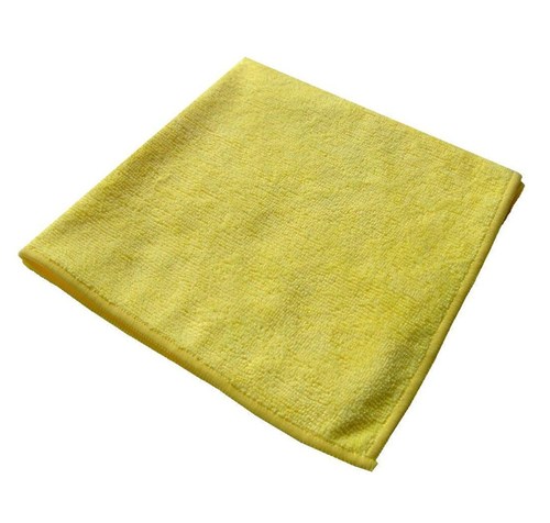 Yellow-Microfibre Cloths | Glass and Mirror Cloths | Click Cleaning UK